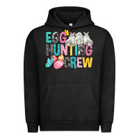 Pigment Black Egg Hunting Crew easter Day Urban Hoodie - BundleAndBundleShop