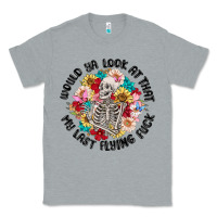 Heather Grey would ya look at that my last flying fuck Classic Tee - MaliasSmallBusiness