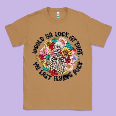 Would Ya Look At That My Last Flying Fuck Classic Tee Designed By Maliassmallbusiness