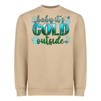 Mushroom baby its cold outside Heavyweight Sweatshirt - NancyCooperArtShop