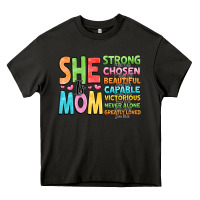 Asphalt she is mom Heavy Core Tee - JahusDesignShop