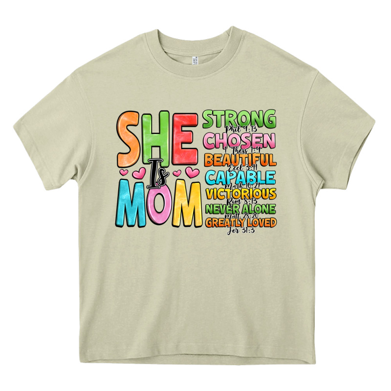 She Is Mom Heavy Core Tee by JahusDesignShop | Teevron