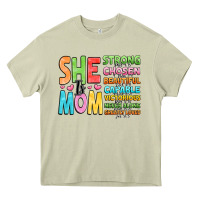 Mossy she is mom Heavy Core Tee - JahusDesignShop