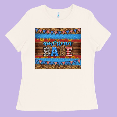 American Babe Tumbler Ladies Tee Designed By Hra Design Shop