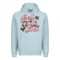Blue Mist best yaya ever mother's day Premium Hoodie - CowGirlArtShop