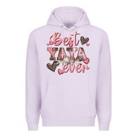 Lilac best yaya ever mother's day Premium Hoodie - CowGirlArtShop