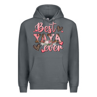 Rock best yaya ever mother's day Premium Hoodie - CowGirlArtShop