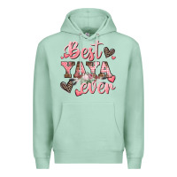 Best Yaya Ever Mother's Day Premium Hoodie | Teevron