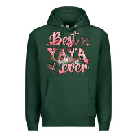 Sports Green best yaya ever mother's day Premium Hoodie - CowGirlArtShop