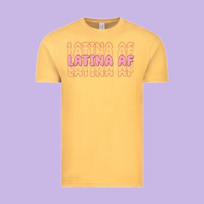 Latina Af Vintage Tee Designed By Maliassmallbusiness