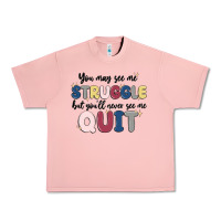 Salmon you may see me struggle Urban Heavy Tee - MaliasSmallBusiness