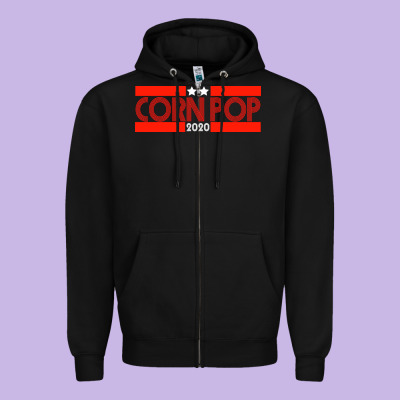 Joe Biden Corn Pop Zipper Hoodie Designed By Bettercallsaul