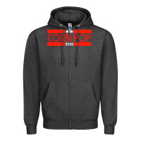 Charcoal Heather Joe Biden Corn Pop Zipper Hoodie - Bettercallsaul