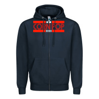 Navy Joe Biden Corn Pop Zipper Hoodie - Bettercallsaul