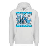 Dove Grey let it snow Premium Hoodie - JahusDesignShop