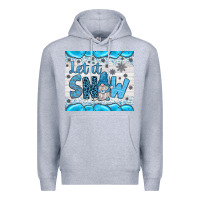 Heather Grey let it snow Premium Hoodie - JahusDesignShop