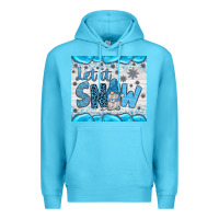 Ocean Blue let it snow Premium Hoodie - JahusDesignShop