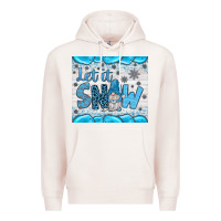 Pale Pink let it snow Premium Hoodie - JahusDesignShop