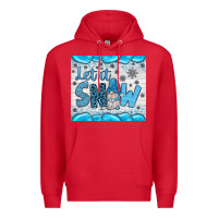 Red let it snow Premium Hoodie - JahusDesignShop