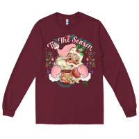 Burgundy mexican christmas Long Sleeve Tee - MaliasSmallBusiness