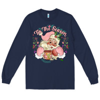 Navy mexican christmas Long Sleeve Tee - MaliasSmallBusiness