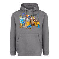 Storm Volleyball coffee cups Heavyweight Hoodie - HowdyJamesFarm