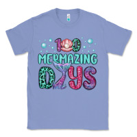 Colony Blue 100 mermazing days Classic Tee - MaliasSmallBusiness