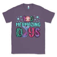 Lavender 100 mermazing days Classic Tee - MaliasSmallBusiness