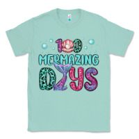 Seafoam 100 mermazing days Classic Tee - MaliasSmallBusiness