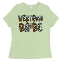 Matcha western babe Ladies Tee - CowhideDigitalArt