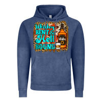 Vintage Denim Whiskey Bent and Hell Bound Vintage Hoodie - Jasminsmagicworld