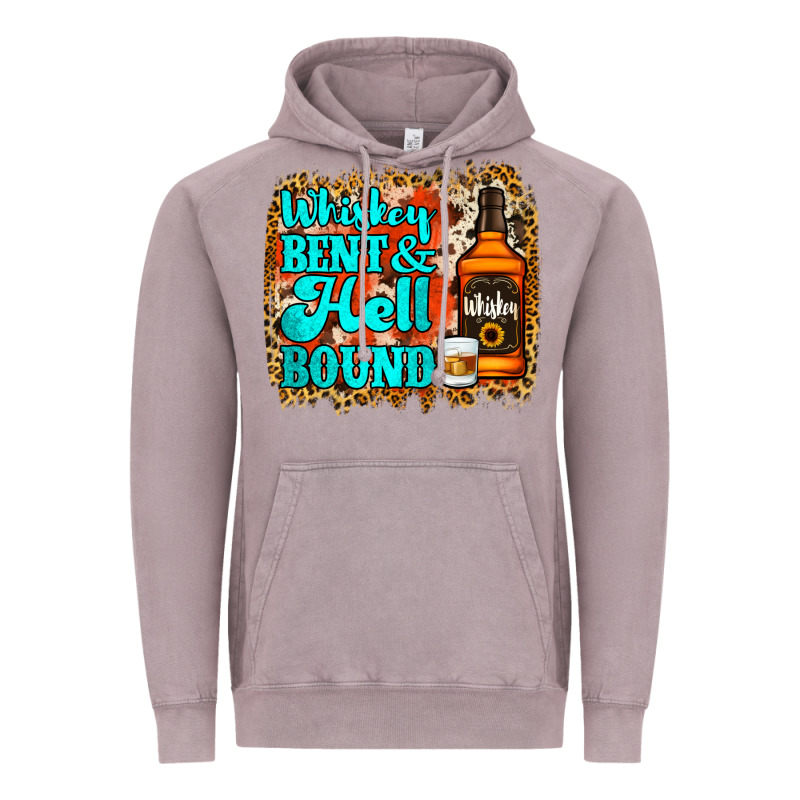 Whiskey Bent And Hell Bound Vintage Hoodie by Jasminsmagicworld | Teevron