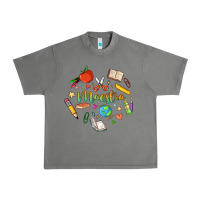 Tornado maestra teacher heart doodle Urban Heavy Tee - MaliasSmallBusiness