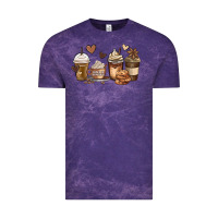 Cloud Purple melanin afro coffee cups Vintage Tee - MaliasSmallBusiness