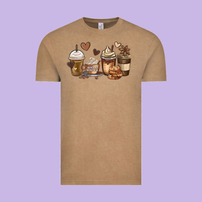 Melanin Afro Coffee Cups Vintage Tee Designed By Maliassmallbusiness