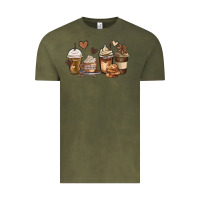 Vintage Olive melanin afro coffee cups Vintage Tee - MaliasSmallBusiness