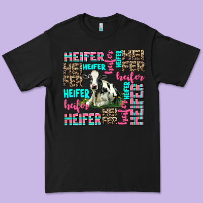 Heifer Premium Tee Designed By Adodesignshop