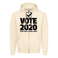 Usa 2020 President Trump Biden Election Zipper Hoodie | Teevron