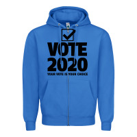 True Royal USA 2020 President Trump Biden election Zipper Hoodie - Bettercallsaul
