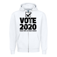 White USA 2020 President Trump Biden election Zipper Hoodie - Bettercallsaul
