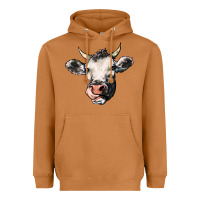 Meerkat Cow Heavyweight Hoodie - HowdyJamesFarm