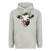 Moon Dust Cow Heavyweight Hoodie - HowdyJamesFarm