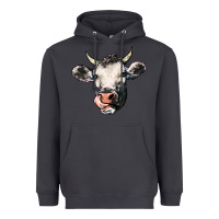 Smoke Cow Heavyweight Hoodie - HowdyJamesFarm