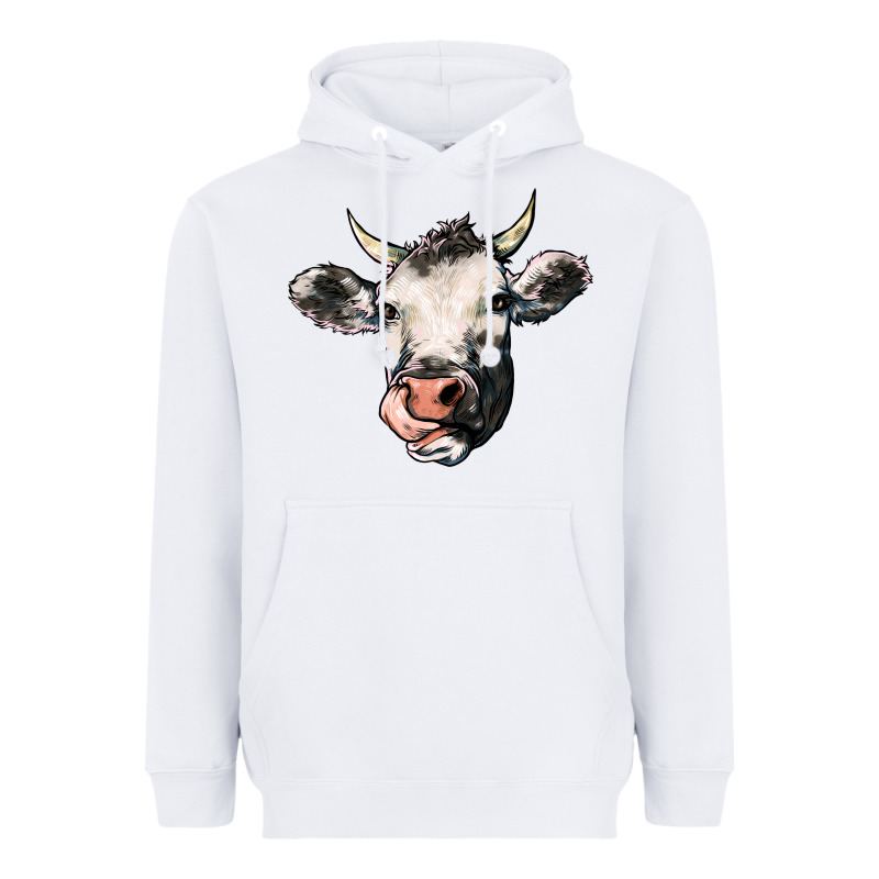 Cow Heavyweight Hoodie by HowdyJamesFarm | Teevron