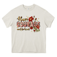 Cream have courage and be kind Heavy Core Tee - JahusDesignShop