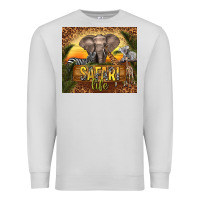 Dove Grey safari life Premium Sweatshirt - TumblerDesignByShophia
