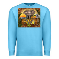 Ocean Blue safari life Premium Sweatshirt - TumblerDesignByShophia