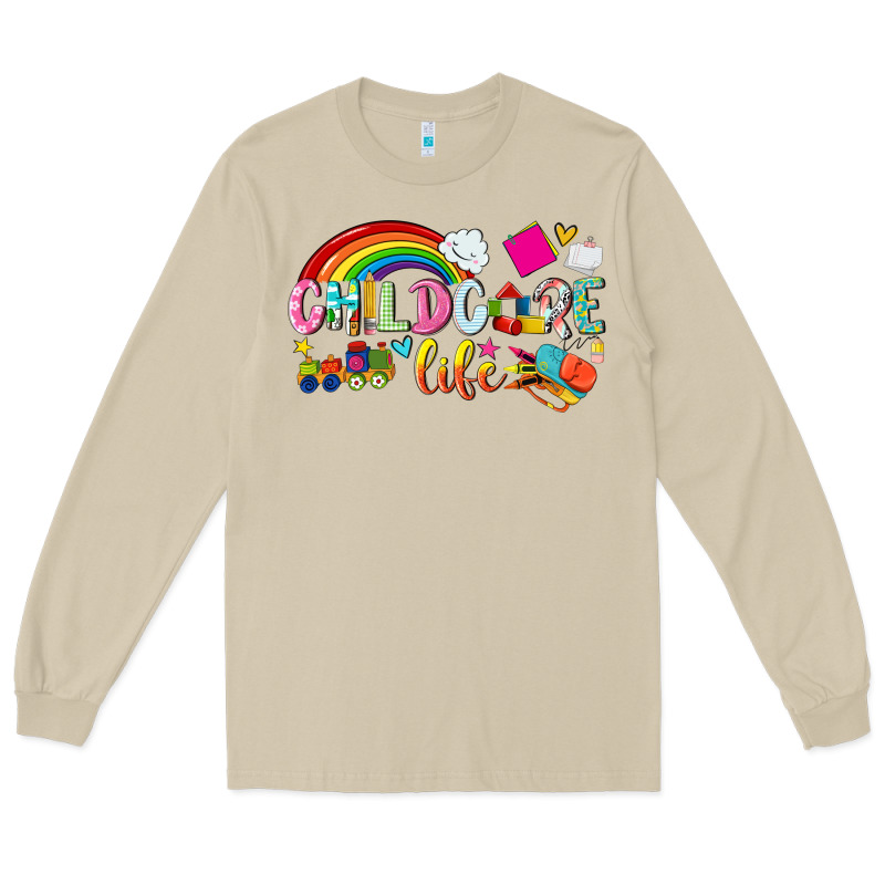 Childcare Life Long Sleeve Tee by NancyCooperArtShop | Teevron