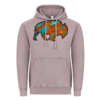 Vintage Zinc bison Vintage Hoodie - Jasminsmagicworld