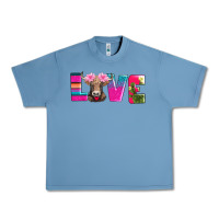 Love With Braunvieh Cow Urban Heavy Tee | Teevron